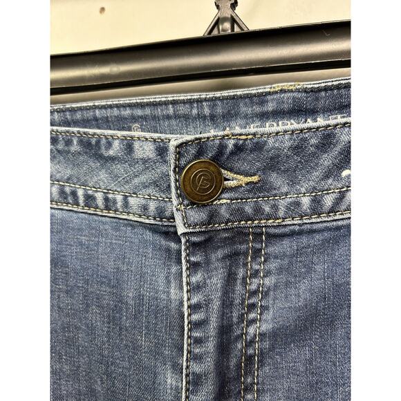 Lane Bryant Boot Cut Jeans Womens Sz 26 Regular Denim Blue Genius Fit Distressed - Picture 6 of 10